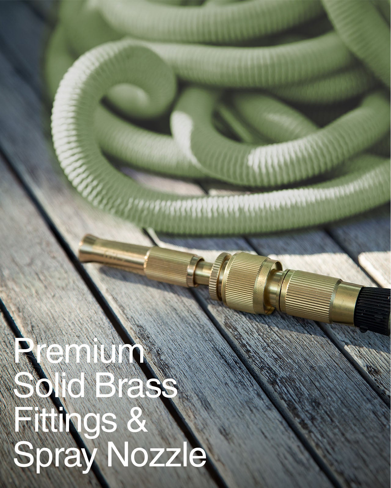 expandable garden hose with sprayer Softy Expandable Garden Hose in Sage Green